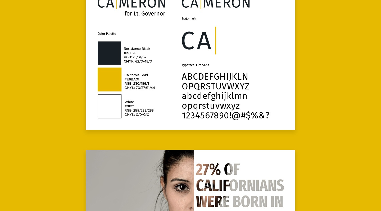 Cameron For California Brand Guidelines